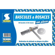 BOITE DE 100 BASCULE ET 100 ROSACE BOITE DE 100 BASCULE ET 100 ROSACE